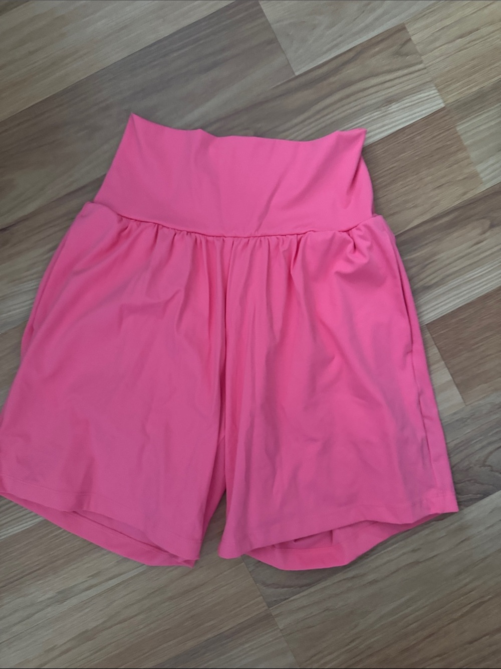 HALARA High-Waist Coral Pink Women’s Shorts Long length